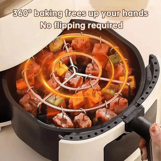 🥩 Heißluftfritteuse mit vertikalem Grill für Barbecue und Kebab + kostenlose hitzebeständige Handschuhe🍤