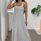 Zweiteiliges Tank-Maxikleid mit seitlichen Cut-outs