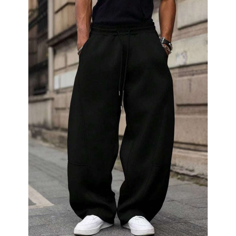 👖 LIMITED-TIME 50% RABATT! ✨ Herren Jogginghose – Gerades Bein, Schwerer Stoff, Elastischer Bund ✨