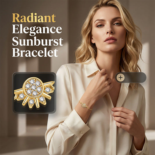 2er-Pack-Elegantes Sonnenstrahl-Armband für Damen