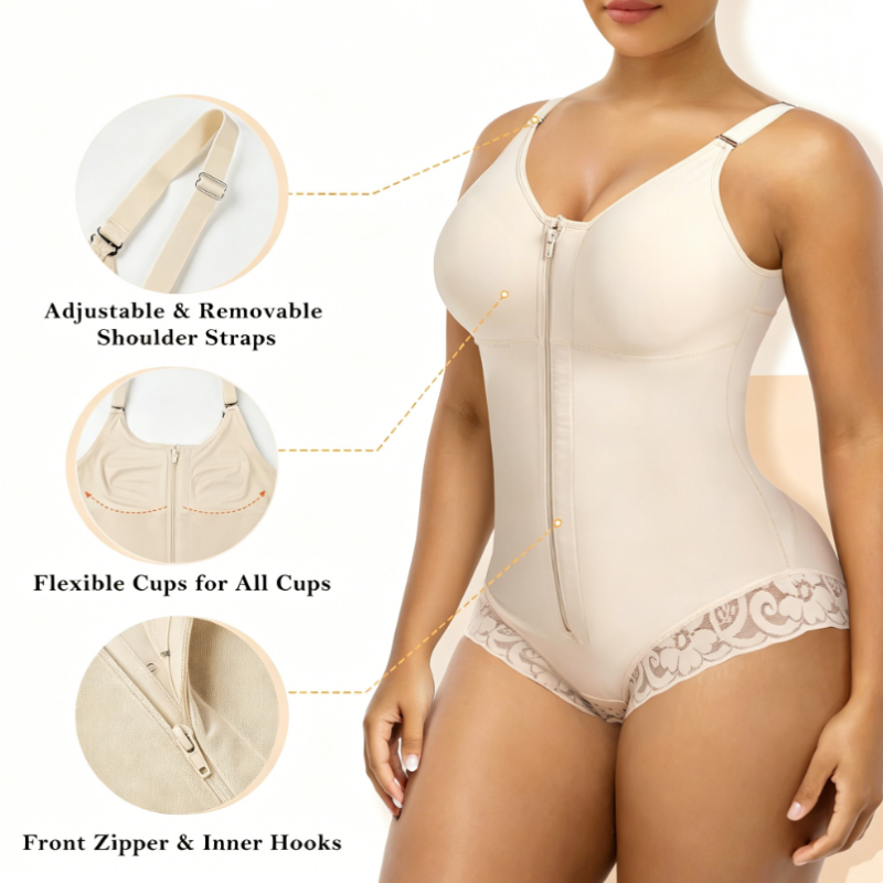 👙 57% RABATT! ✨ Bauchweg-Formshaping-Bodysuit – Taillenkontrolle, Po-Lifting & Starke Kompression, Figurschmeichelnd Auch In Großen Größen 👗