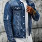 📢📢50%Rabatt!!!👔🔥 Neuheiten – Herren-Freizeit-Denimjacke im Used-Look mit Vintage-Wäsche