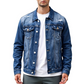 📢📢50%Rabatt!!!👔🔥 Neuheiten – Herren-Freizeit-Denimjacke im Used-Look mit Vintage-Wäsche