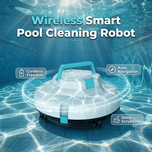 🤖Neu eingetroffen – 60% reduziert!🌊Poolreinigungsroboter | Kabellos · Starke Saugkraft · Intelligente Navigation · Ein-Knopf-Start · Leicht entnehmbarer Filterkorb🏖️