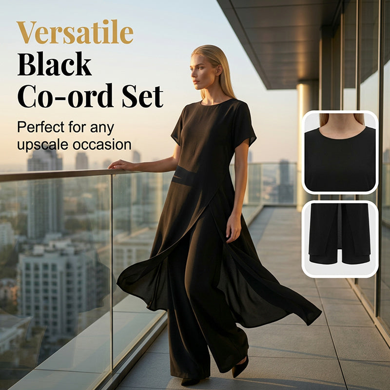 👗 50% RABATT! 💞 Minimalistisches Zweiteiler-Set in lockerer Passform – Leichter Stoff, cleanes Design & perfekt für entspannte Tage, Homeoffice oder einen stylischen Auftritt im Sommer 🌿