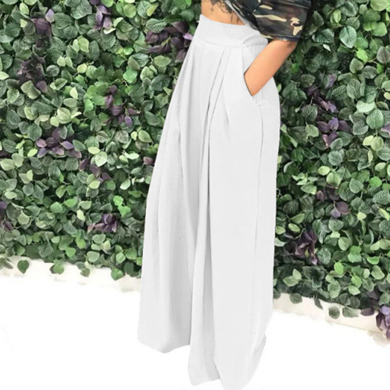 🎨✨50 % Rabatt！✨ Elegante Hochtaillierte Damenhose – Stilvoll, Fließend & Komfortabel! ✨