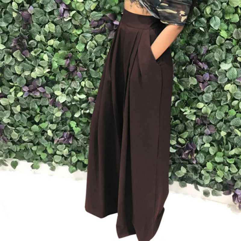 🎨✨50 % Rabatt！✨ Elegante Hochtaillierte Damenhose – Stilvoll, Fließend & Komfortabel! ✨