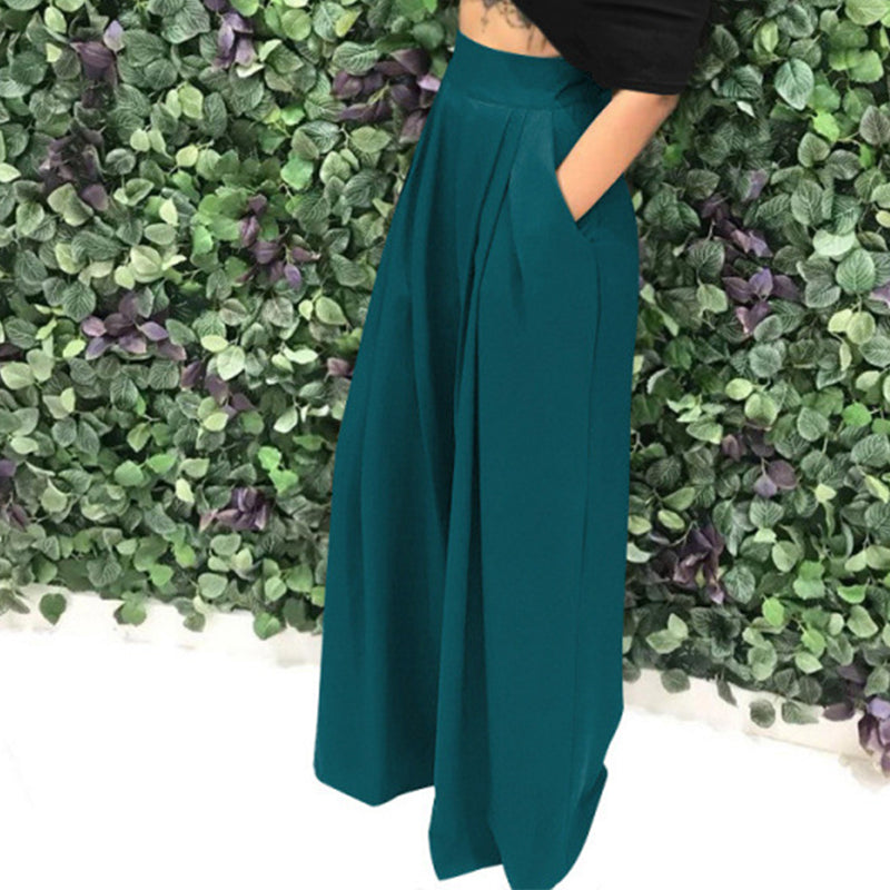 🎨✨50 % Rabatt！✨ Elegante Hochtaillierte Damenhose – Stilvoll, Fließend & Komfortabel! ✨