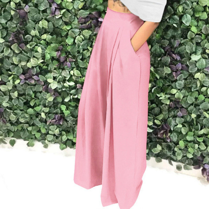 🎨✨50 % Rabatt！✨ Elegante Hochtaillierte Damenhose – Stilvoll, Fließend & Komfortabel! ✨