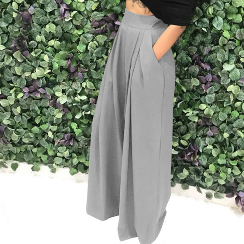 🎨✨50 % Rabatt！✨ Elegante Hochtaillierte Damenhose – Stilvoll, Fließend & Komfortabel! ✨