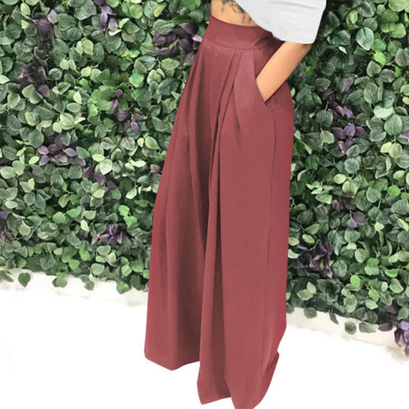 🎨✨50 % Rabatt！✨ Elegante Hochtaillierte Damenhose – Stilvoll, Fließend & Komfortabel! ✨