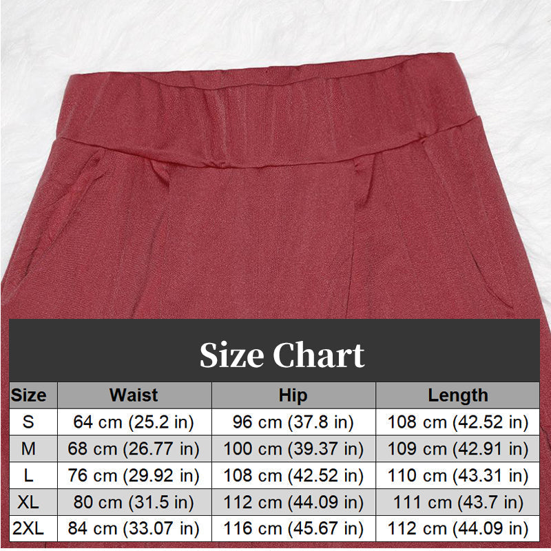 🎨✨50 % Rabatt！✨ Elegante Hochtaillierte Damenhose – Stilvoll, Fließend & Komfortabel! ✨
