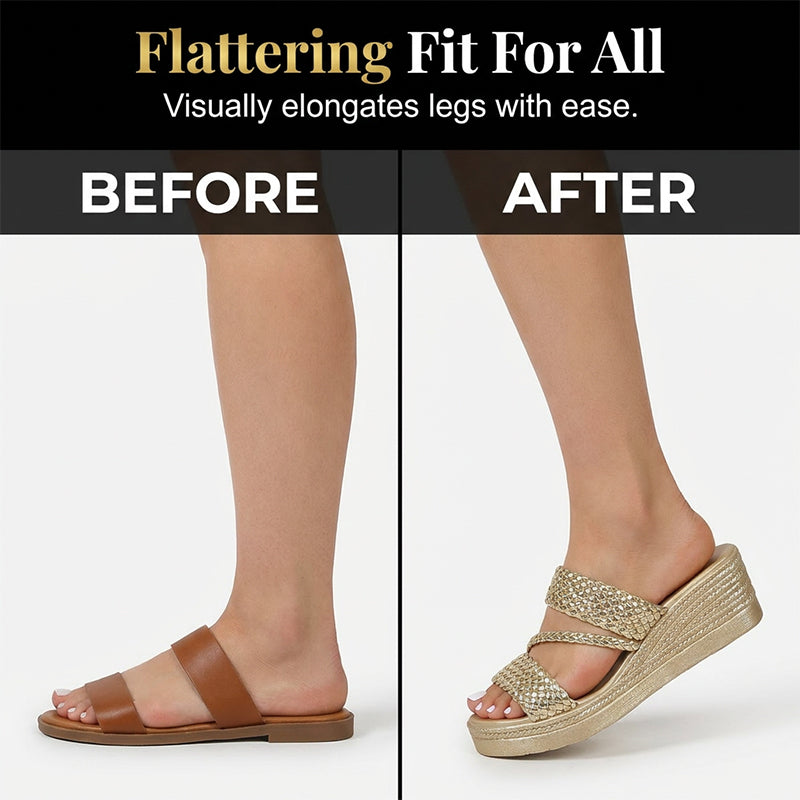 Women's Woven Strap Platform Sandals