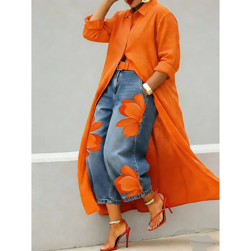 👗✨ 2026 TRENDKLEID 🔥 -50% Damen Maxikleid mit langen Ärmeln 💥 Stilvoll, modern & perfekt für jede Figur + GRATIS Versand