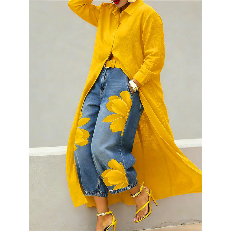 👗✨ 2026 TRENDKLEID 🔥 -50% Damen Maxikleid mit langen Ärmeln 💥 Stilvoll, modern & perfekt für jede Figur + GRATIS Versand