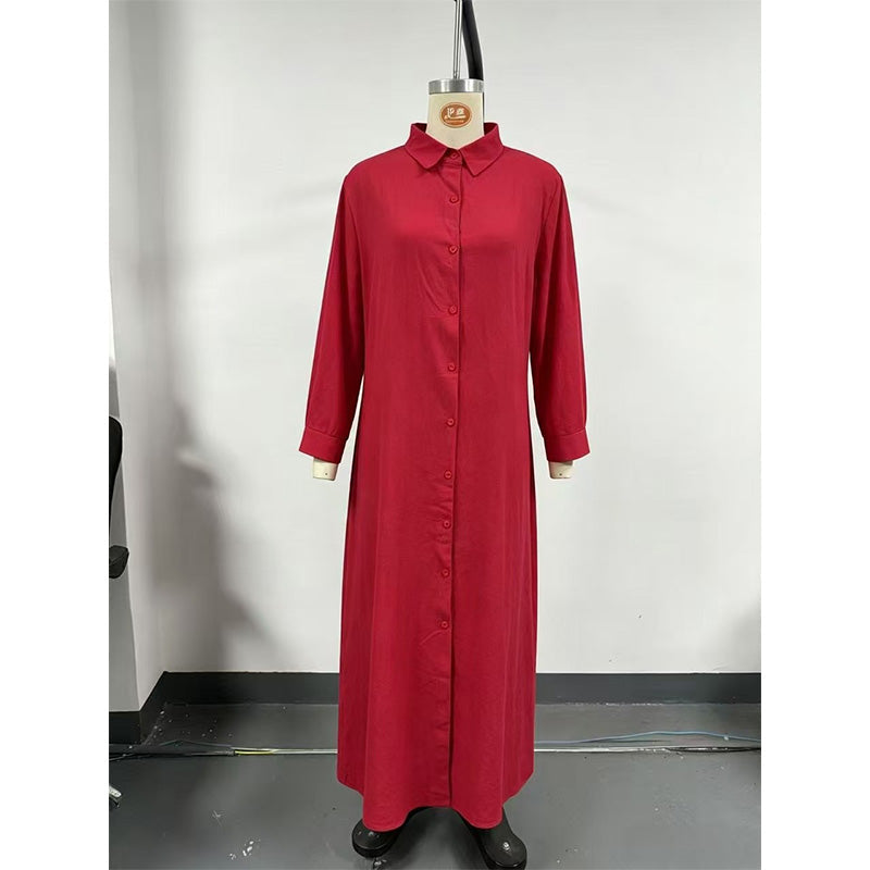 👗✨ 2026 TRENDKLEID 🔥 -50% Damen Maxikleid mit langen Ärmeln 💥 Stilvoll, modern & perfekt für jede Figur + GRATIS Versand