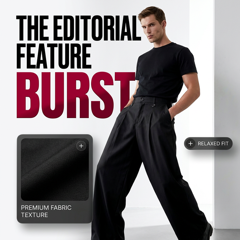 👖 50% RABATT! Herren Anzughose mit weitem Bein – Elegant, bequem & perfekt für formelle Anlässe!