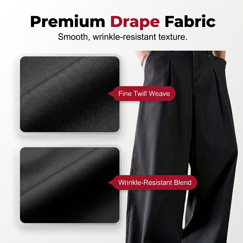 👖 50% RABATT! Herren Anzughose mit weitem Bein – Elegant, bequem & perfekt für formelle Anlässe!
