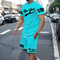 Sommer-Set für Herren: T-Shirt mit Grafikprint & Shorts