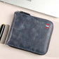 👛 BEFRISTETES ANGEBOT: 50% RABATT! ✨ Herren PU-Leder Geldbörse – Rundum-Reißverschluss, 4 Farben, 11,5x9,5 cm 🤵