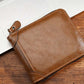 👛 BEFRISTETES ANGEBOT: 50% RABATT! ✨ Herren PU-Leder Geldbörse – Rundum-Reißverschluss, 4 Farben, 11,5x9,5 cm 🤵
