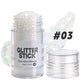 📢📢50 % Rabatt!!🥳 💞2+1 GRATIS!! 🎁✨Vielseitiger Glitzer-Gel-Stick mit grobem Glitzer – Einfache Anwendung für einen strahlenden Look 💖