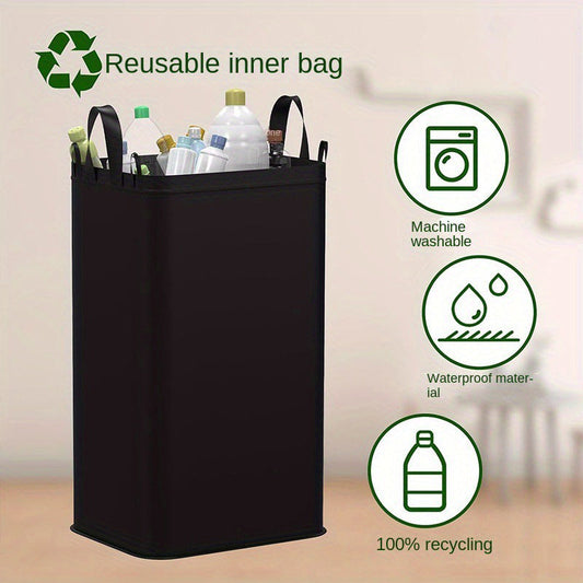 Klappbarer Recyclingbehälter mit Deckel für Küche und Zuhause