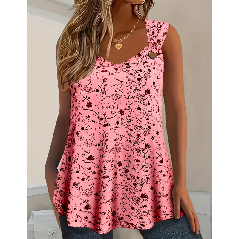 💞 Über 100.000 verkauft – der beliebteste Hit – jetzt zum halben Preis！Sommer-Tanktop für Damen mit Blumenmuster