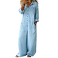 📢📢50%Rabatt!!!🎉👖 Damen-Jumpsuit aus Denim mit langen Ärmeln – Lässig, bequem & vielseitig – Perfekt für jeden Tag & jeden Look – Jetzt -50%! versandfrei