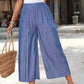 Women's Summer Wide-Leg Capri Pants