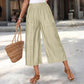 Women's Summer Wide-Leg Capri Pants