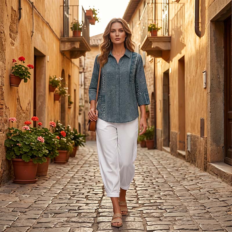 Freizeithose für Damen mit elastischem Bund