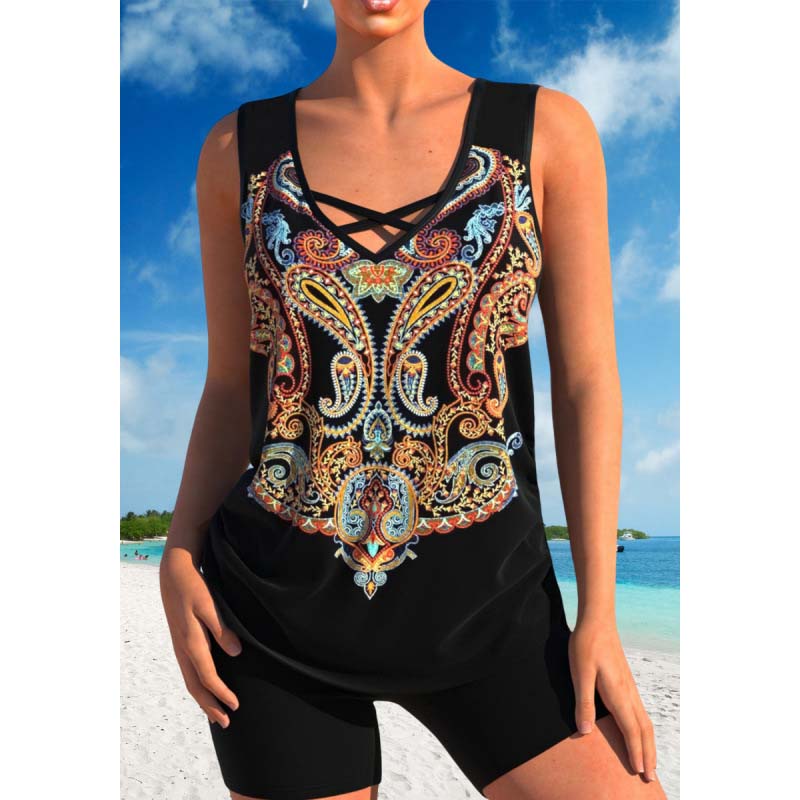 🏊‍♀️✨ 50% Rabatt! Sportliches 2-Teiler Tankini Swimwear Set für Damen – Bequem & Stilvoll für Strand & Sport