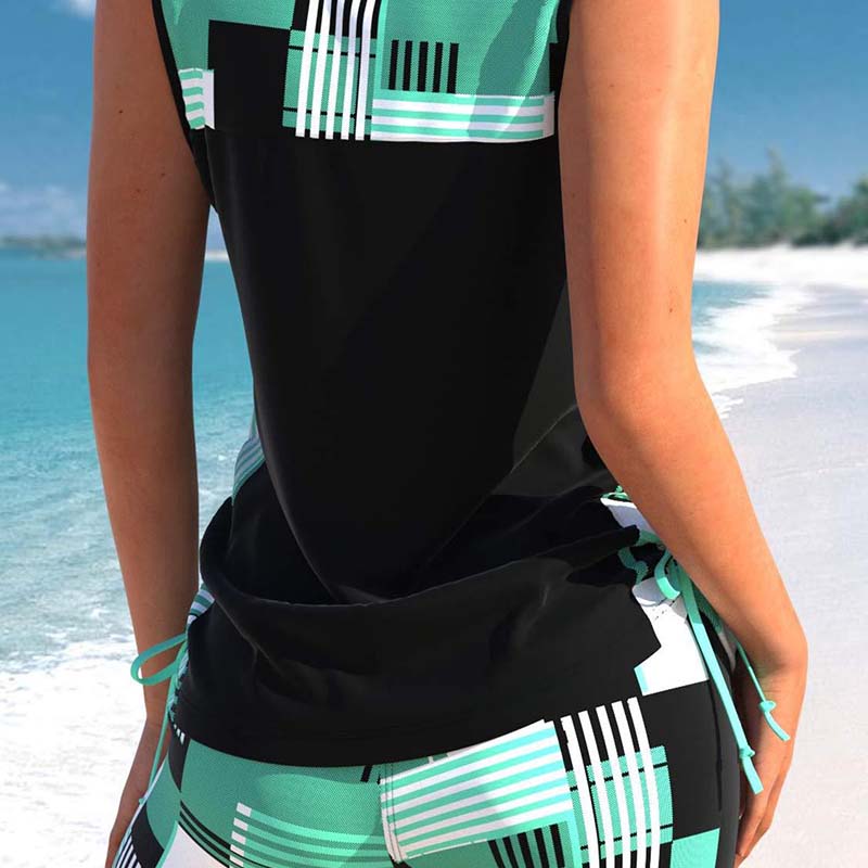 🏊‍♀️✨ 50% Rabatt! Sportliches 2-Teiler Tankini Swimwear Set für Damen – Bequem & Stilvoll für Strand & Sport