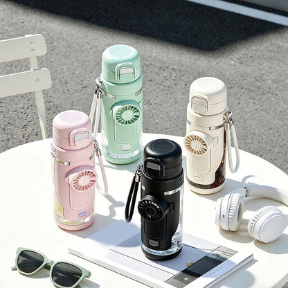 Tragbare Kühlflasche mit Ventilator