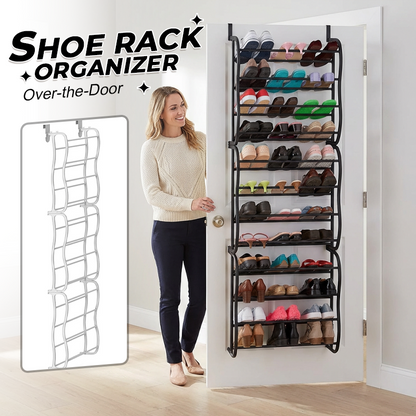 👟 Schuhregal zum Aufhängen an der Tür – 24 Fächer & werkzeuglose Montage – Passend für Standardtüren, Platz für bis zu 24 Paar Schuhe – ideal für den Eingangsbereich oder den Kleiderschrank 🚪✨