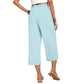 ✨Caprihose für Damen aus Baumwoll-Leinen mit weitem Bein