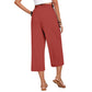 ✨Caprihose für Damen aus Baumwoll-Leinen mit weitem Bein