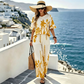 🌺Elegantes 2-teiliges Damen-Set: Oberteil und Hose mit Blumenmuster