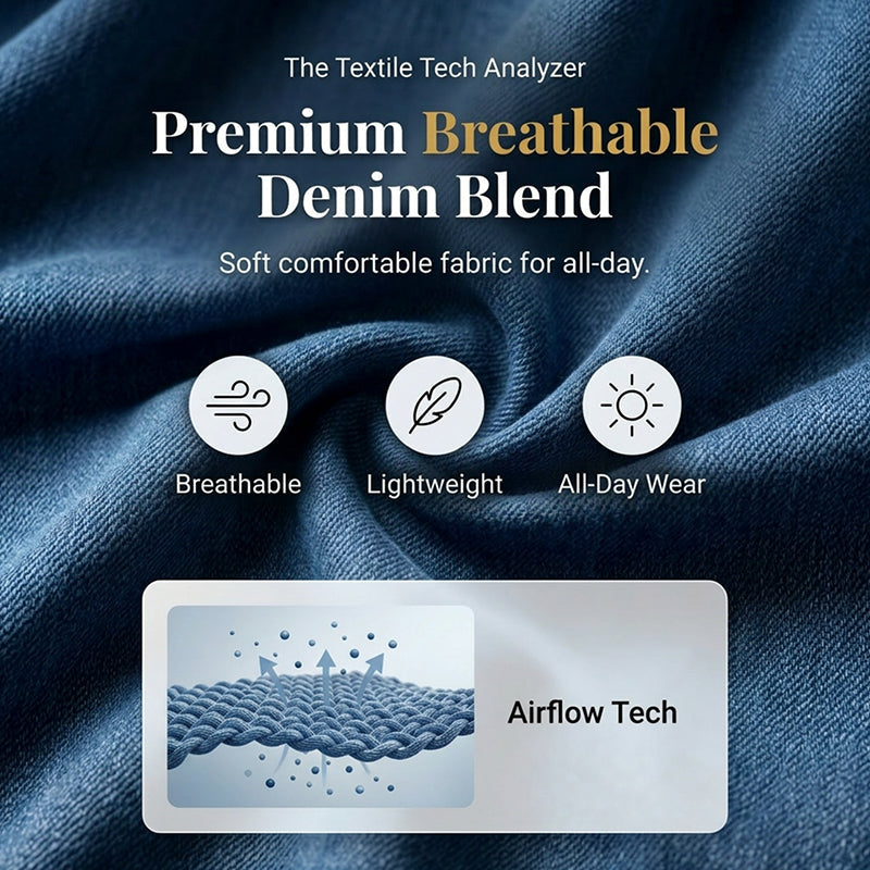 Damen lässiges Denim-Kleid mit lockerer Passform