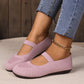 👟🌬️ Damen atmungsaktive Strick-Flats – Weich und atmungsaktiv, bequem auch nach langen Spaziergängen – Nachnahme ✅