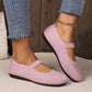 👟🌬️ Damen atmungsaktive Strick-Flats – Weich und atmungsaktiv, bequem auch nach langen Spaziergängen – Nachnahme ✅