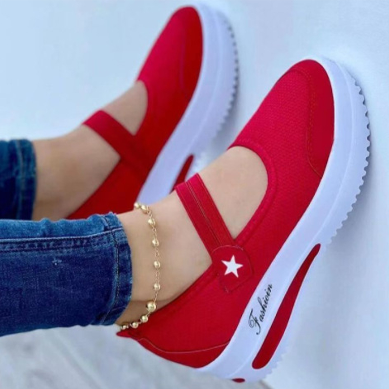 👟 Damen Breathable Mesh Slip-On Platform Sneakers – leicht, bequem & mit natürlichem Größenboost – perfekt für lange Tage