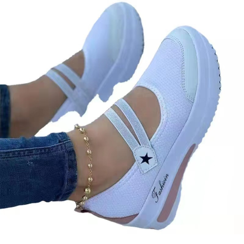 👟 Damen Breathable Mesh Slip-On Platform Sneakers – leicht, bequem & mit natürlichem Größenboost – perfekt für lange Tage