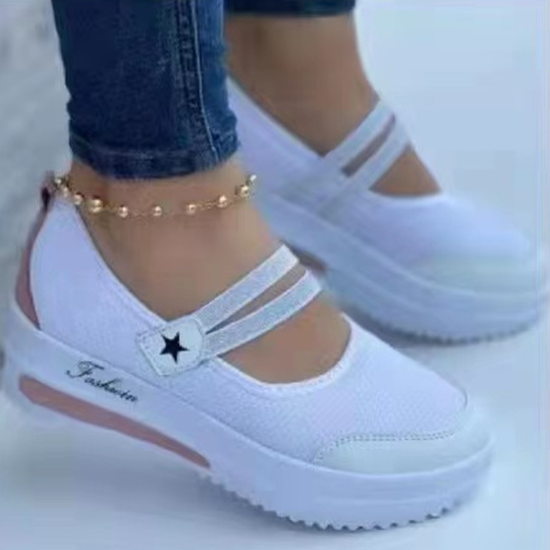 👟 Damen Breathable Mesh Slip-On Platform Sneakers – leicht, bequem & mit natürlichem Größenboost – perfekt für lange Tage