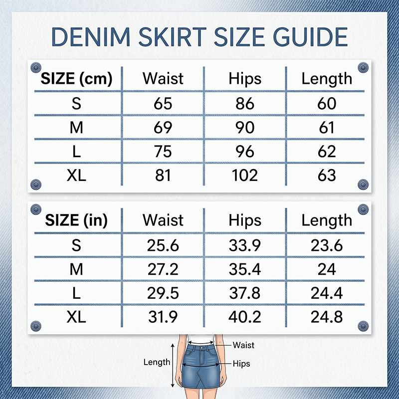 Ausgestellter Midi-Rock aus Denim im Meerjungfrauen-Stil
