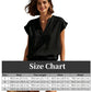 Damen lässiges V-Ausschnitt Oberteil & Shorts Set