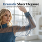👗 Lantern Sleeve Faux Collar Denim Skirt – femininer Look mit Fake-Kragen, weiten Ärmeln & figurschmeichelndem Denim-Schnitt