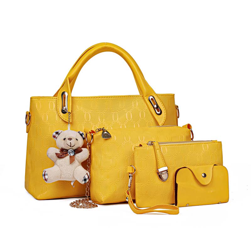 Damen vielseitiges 4-teiliges Handtaschen-Set