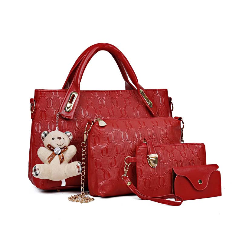 Damen vielseitiges 4-teiliges Handtaschen-Set